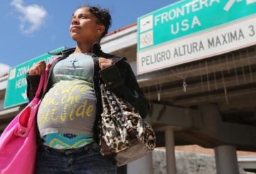 Migrantes Embarazadas Esperan en Campamentos de la CDMX su Trámite de Asilo en EUA.