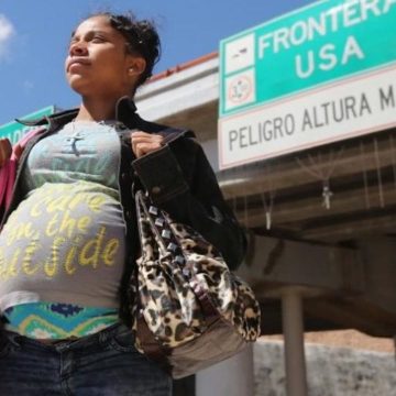 Migrantes Embarazadas Esperan en Campamentos de la CDMX su Trámite de Asilo en EUA.